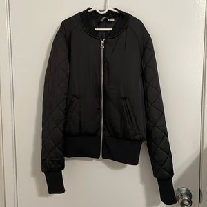 Black Bomber Jacket